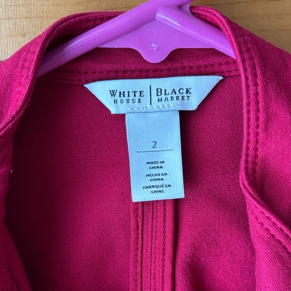 WHBM Red Moto Jacket - Picture 3 of 3